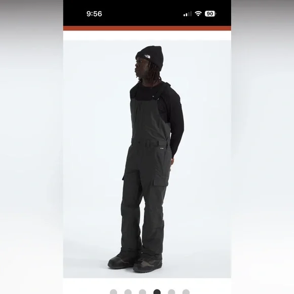 The North Face Men’s Small Freedom ski and snowboard bib - Picture 7 of 13